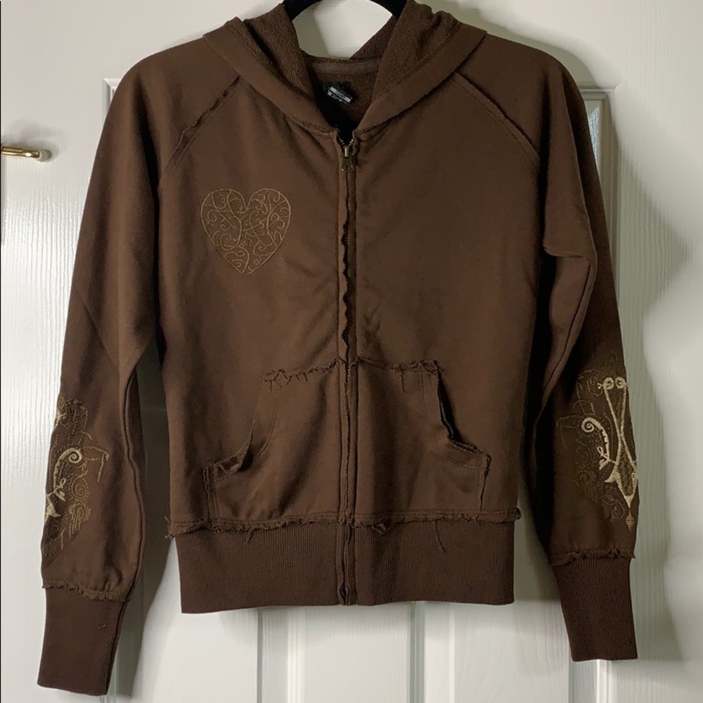Aziz Embroidered Hoodie Sweatshirt
